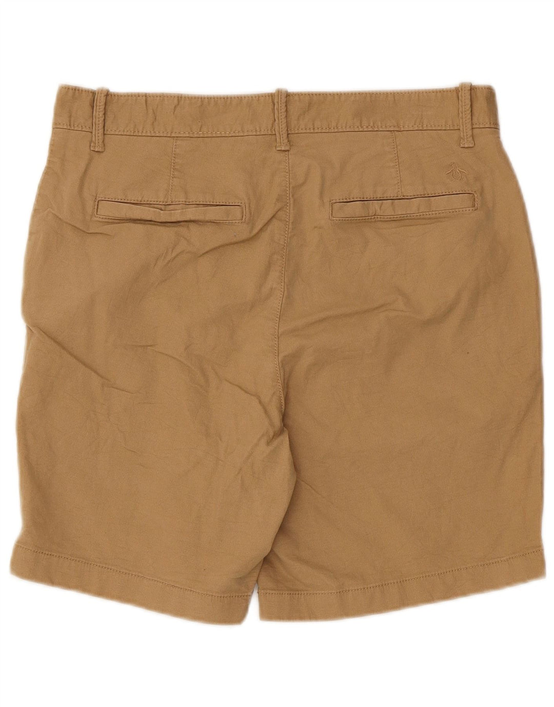 Penguin Mens Chino Shorts W30 Medium  Beige Cotton