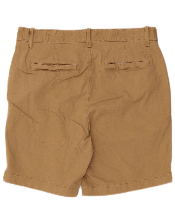 Penguin Mens Chino Shorts W30 Medium  Beige Cotton