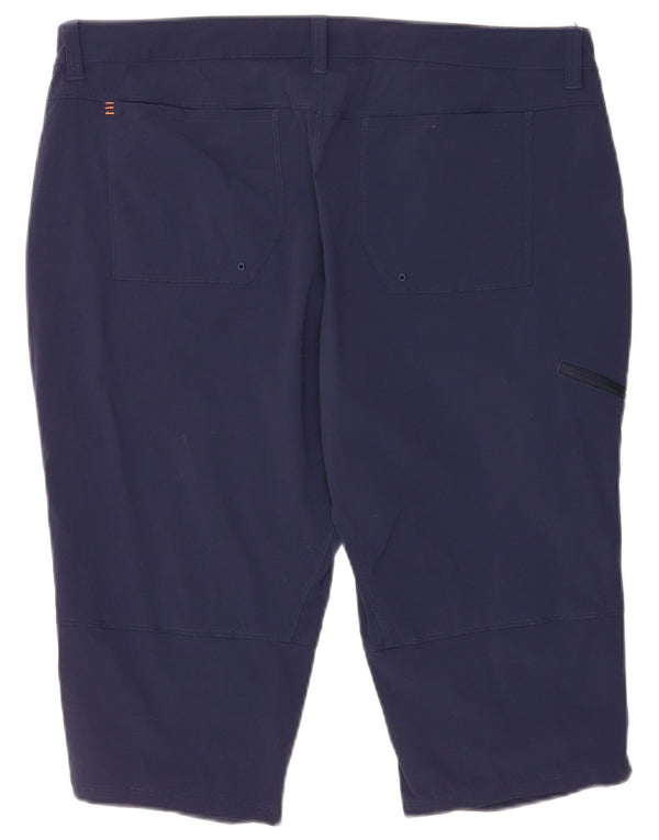 Orvis Womens Cargo Shorts UK 16 Large W36 Navy Blue Nylon
