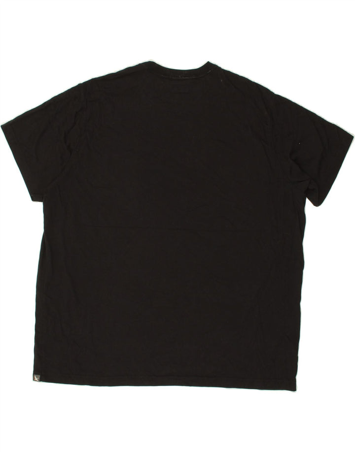 EDDIE BAUER Mens T-Shirt Top 2XL Black Cotton Vintage Eddie Bauer and Second-Hand Eddie Bauer from Messina Hembry 
