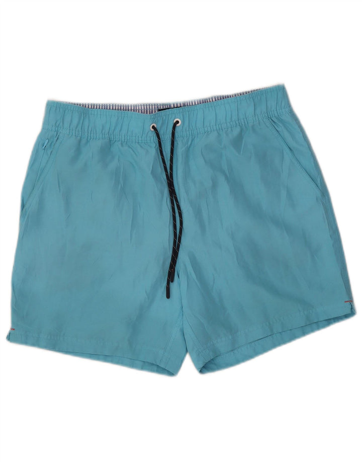 Joules Mens Swimming Shorts Medium Blue Polyester