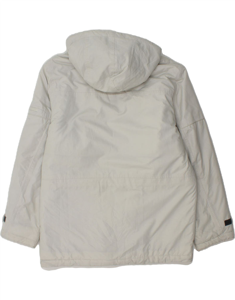 KLEPPER Mens Hooded Windbreaker Jacket IT 50 Large Grey Polyester Vintage Klepper and Second-Hand Klepper from Messina Hembry 