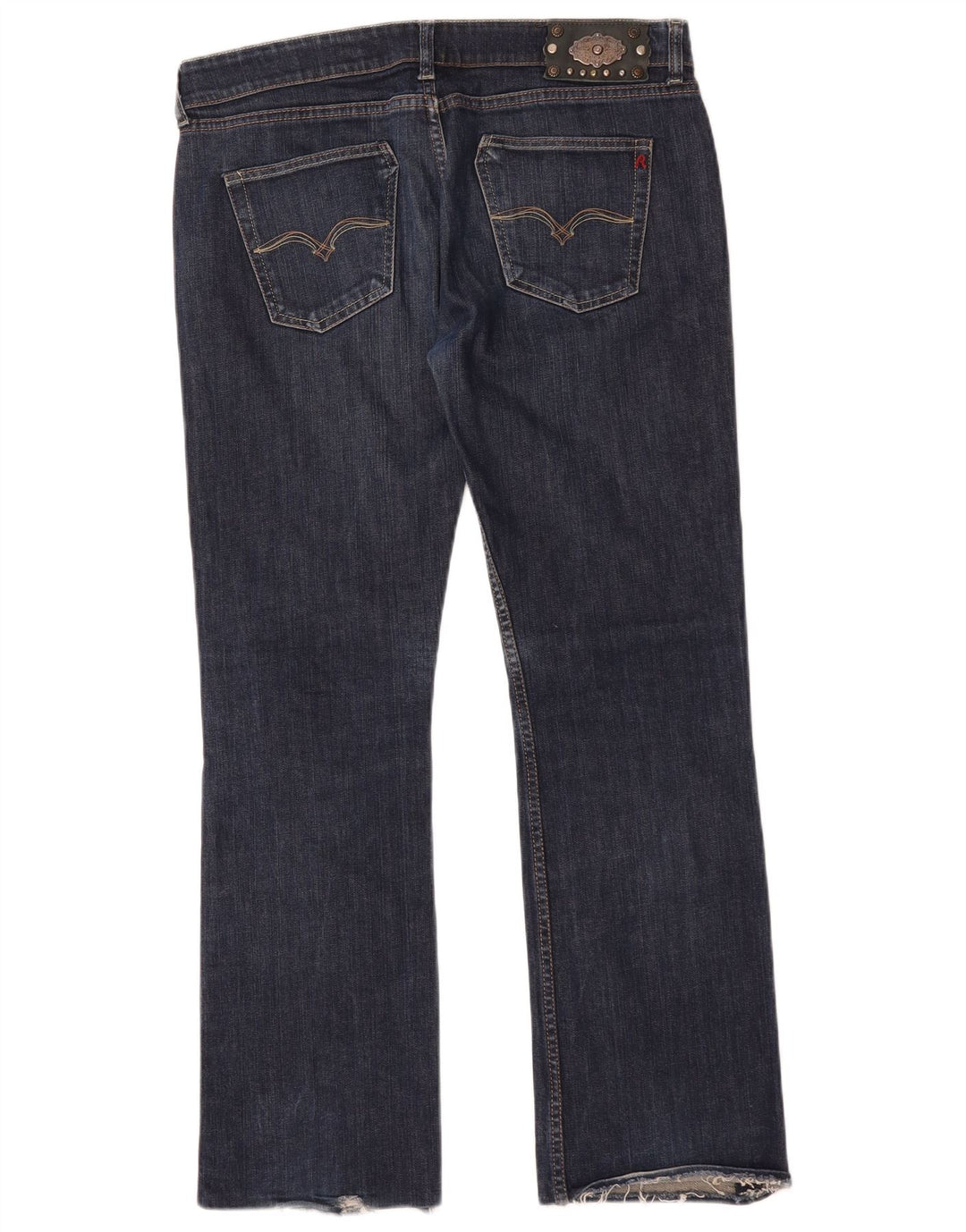 Replay Womens Straight Jeans W35 L30 Blue