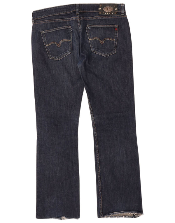 Replay Womens Straight Jeans W35 L30 Blue