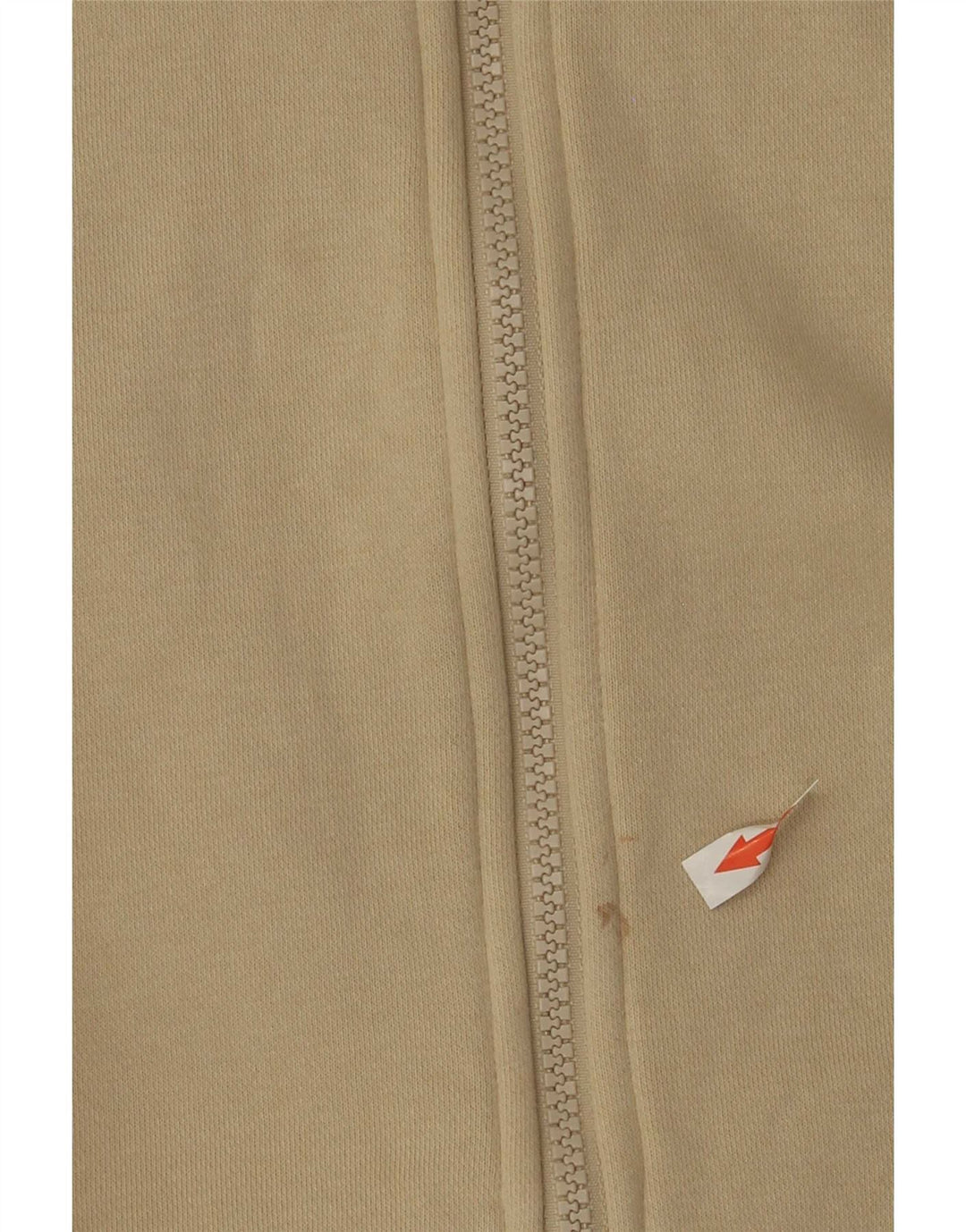 Jordan Mens Zip Hoodie Sweater Medium Beige Cotton