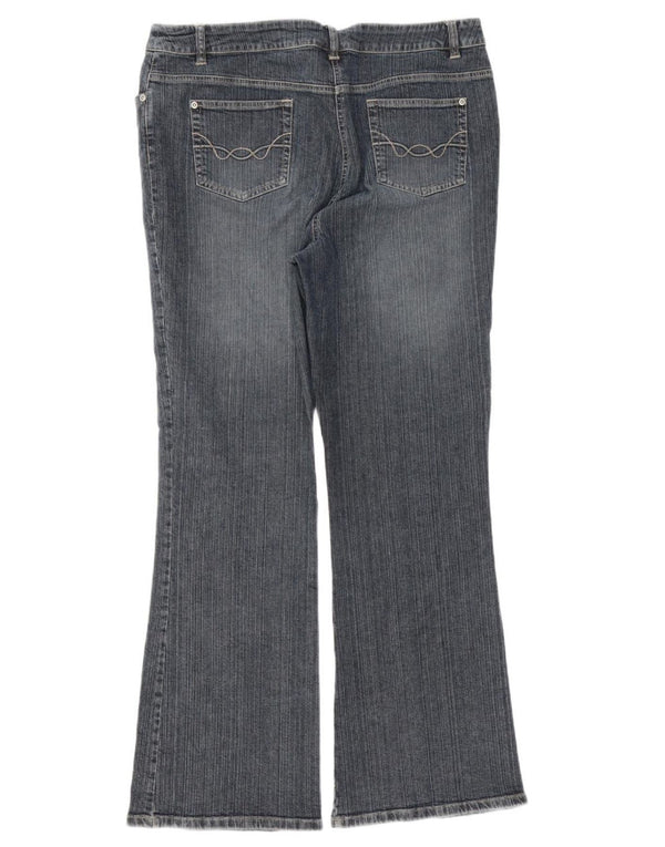 WALLIS Womens Bootcut Jeans UK 16 Large W38 L32  Blue Cotton