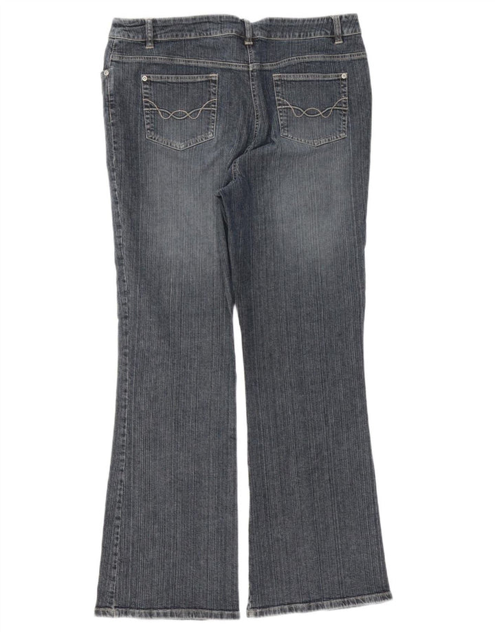 WALLIS Womens Bootcut Jeans UK 16 Large W38 L32  Blue Cotton