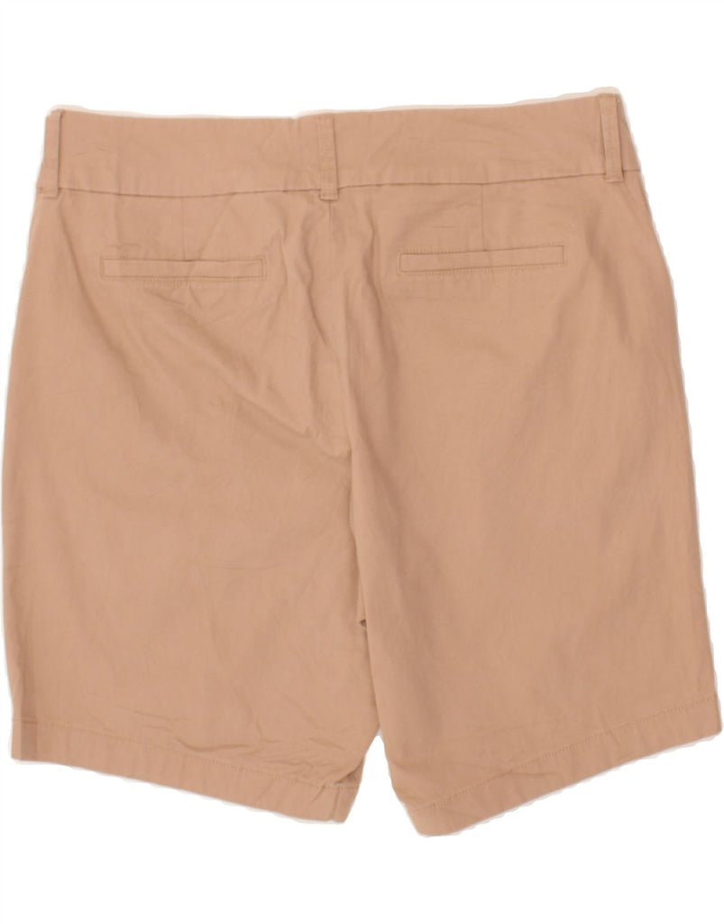 J. CREW Womens Chino Shorts US 14 XL W36 Brown Cotton | Vintage J. Crew | Thrift | Second-Hand J. Crew | Used Clothing | Messina Hembry 