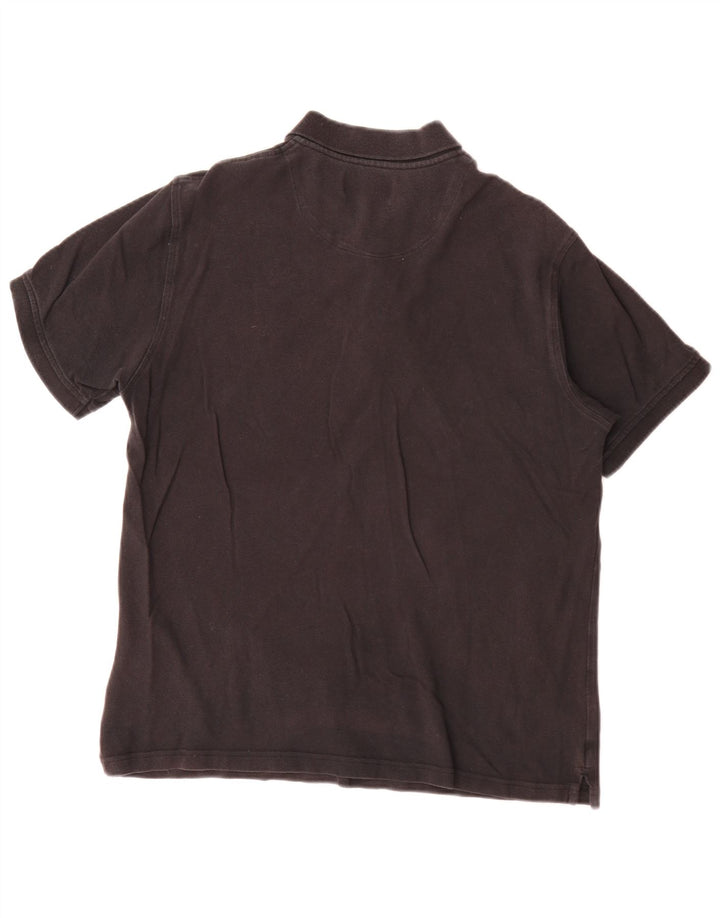Lyle & Scott Mens Polo Shirt XL Black Cotton
