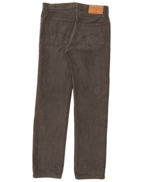 Marlboro Classics Mens Straight Jeans W34 L32 Khaki Cotton