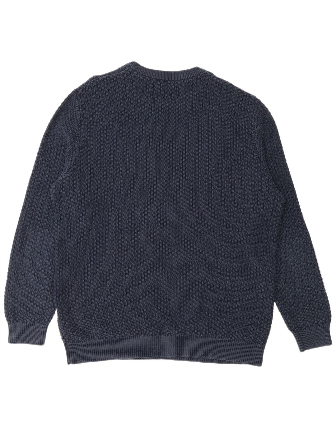 Esprit Mens Crew Neck Jumper Sweater 2XL Navy Blue Cotton