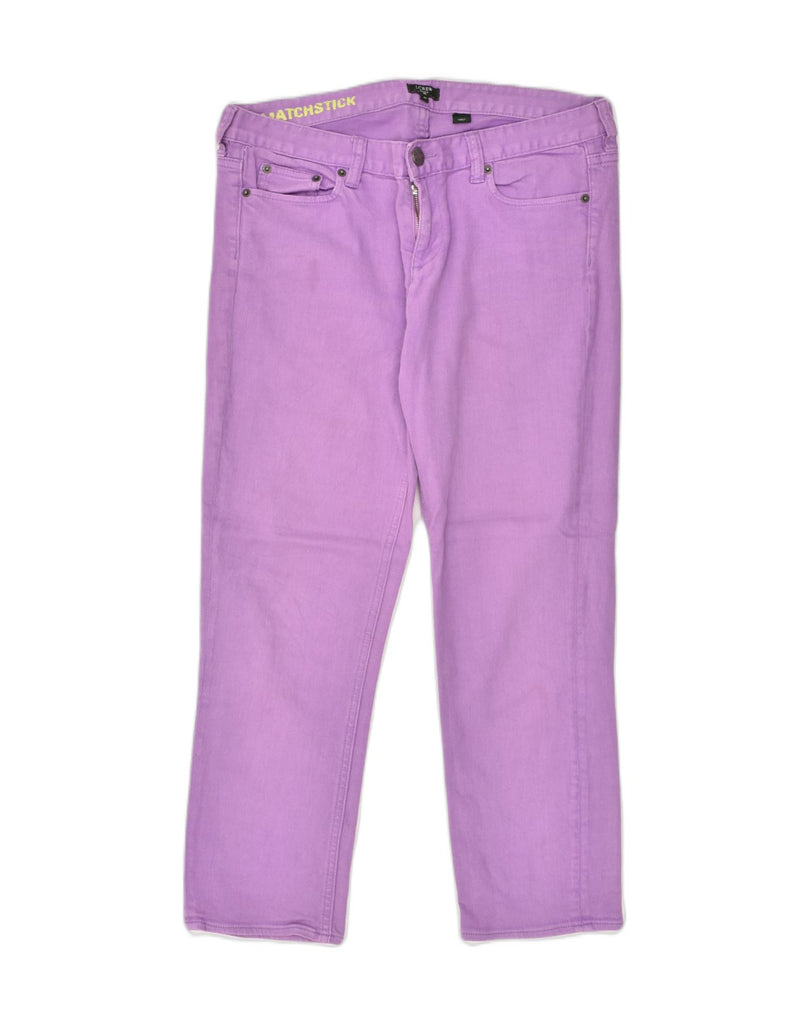 J. CREW Womens Stretch Slim Jeans W31 L25 Purple Cotton | Vintage J. Crew | Thrift | Second-Hand J. Crew | Used Clothing | Messina Hembry 