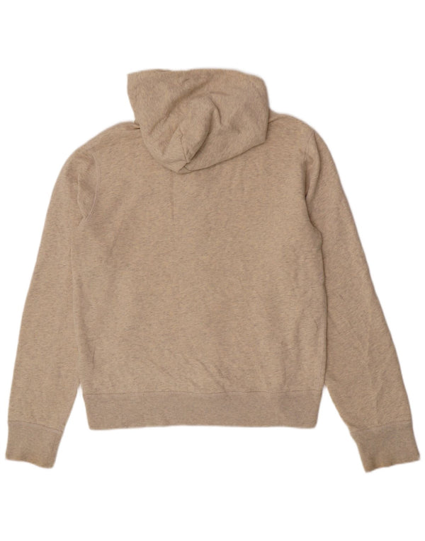 Polo Ralph Lauren Mens Zip Hoodie Sweater Medium Beige Flecked Cotton