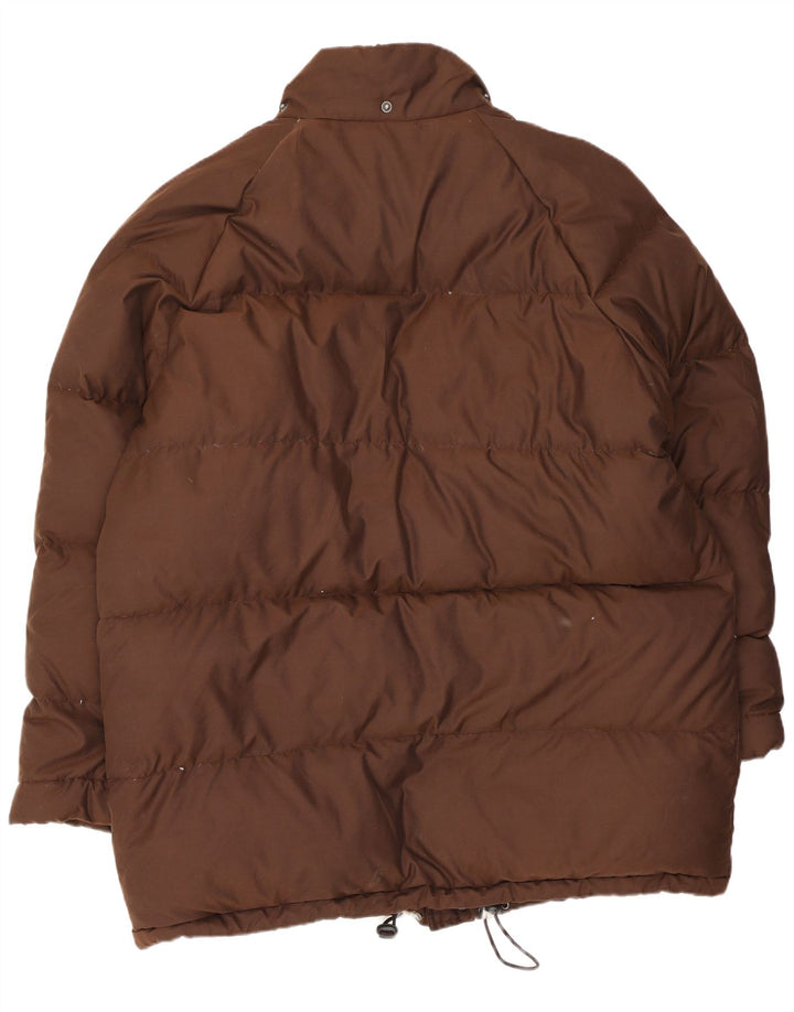 Sergio Tacchini Mens Padded Coat IT 54 2XL Brown Polychlorid