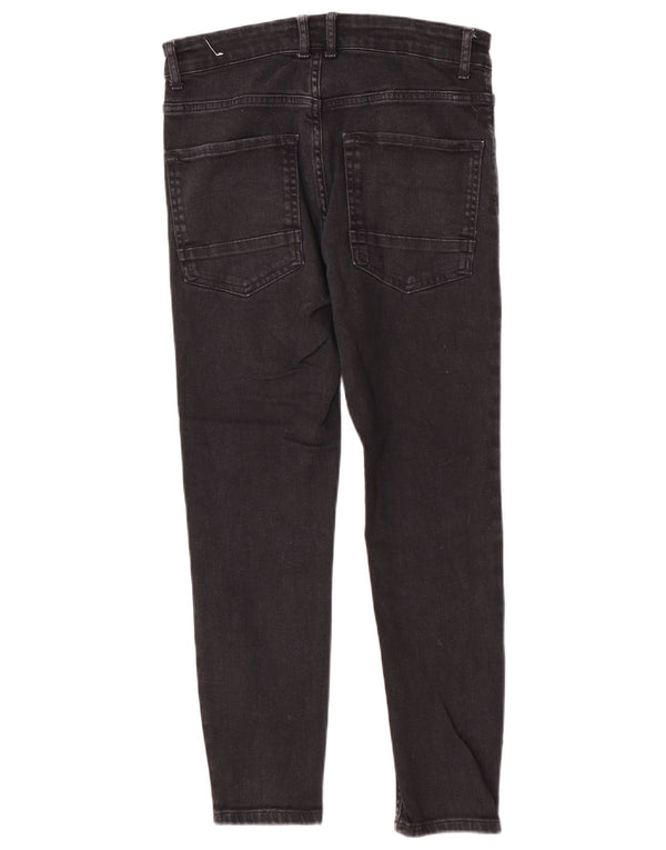 Zara Mens Skinny Jeans EU 40 Medium W31 L26 Black Cotton