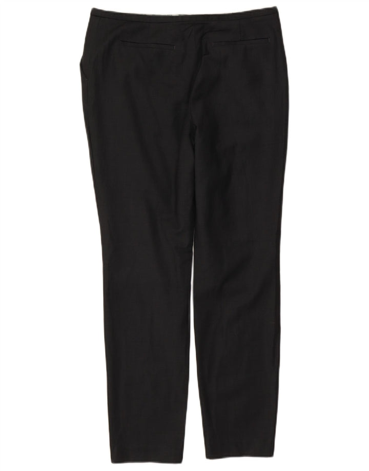 Ted Baker Womens Slim Suit Trousers Size 2 Small W30 L28 Black Wool