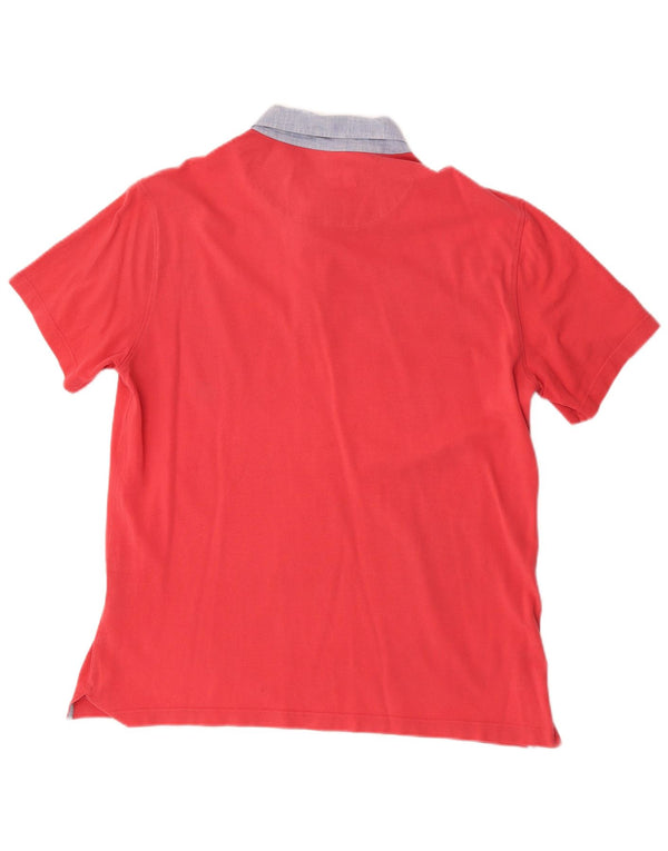 Harmont & Blaine Mens Polo Shirt 3XL Pink Cotton