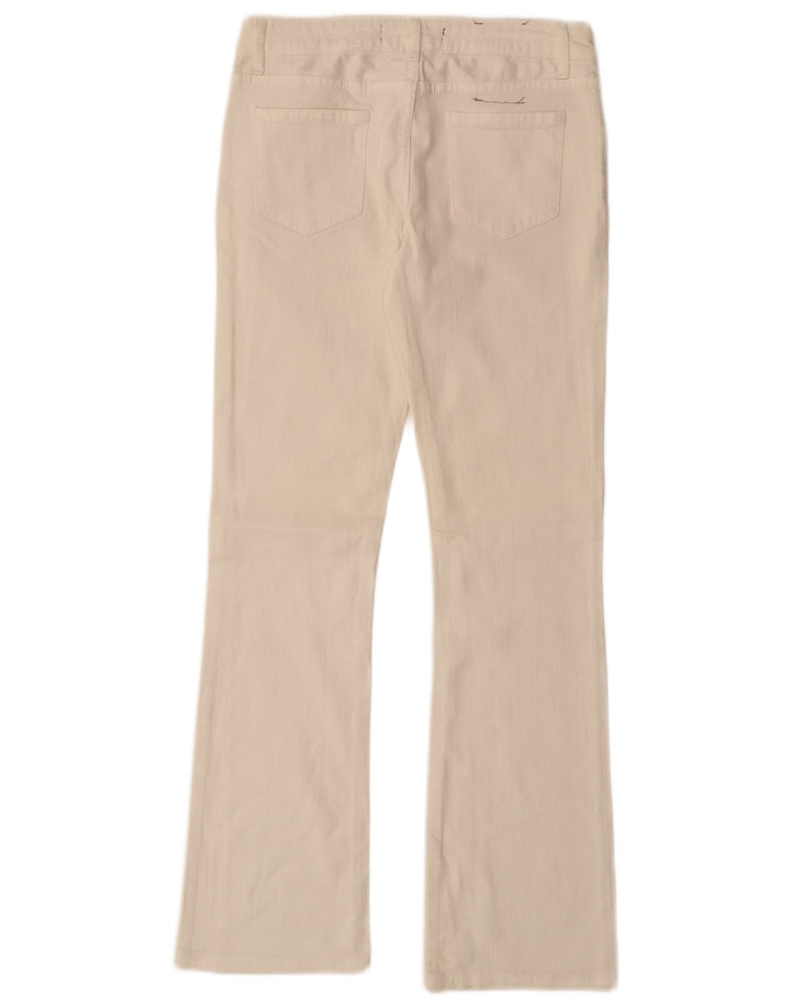 Just Cavalli Womens Bootcut Jeans W26 L30 White Cotton
