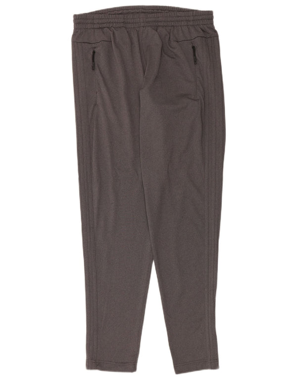 Adidas Mens Tracksuit Trousers Medium Grey Polyester