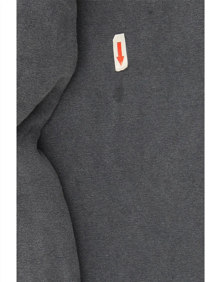 Orvis Mens Zip Neck Sweatshirt Jumper Large Grey Cotton