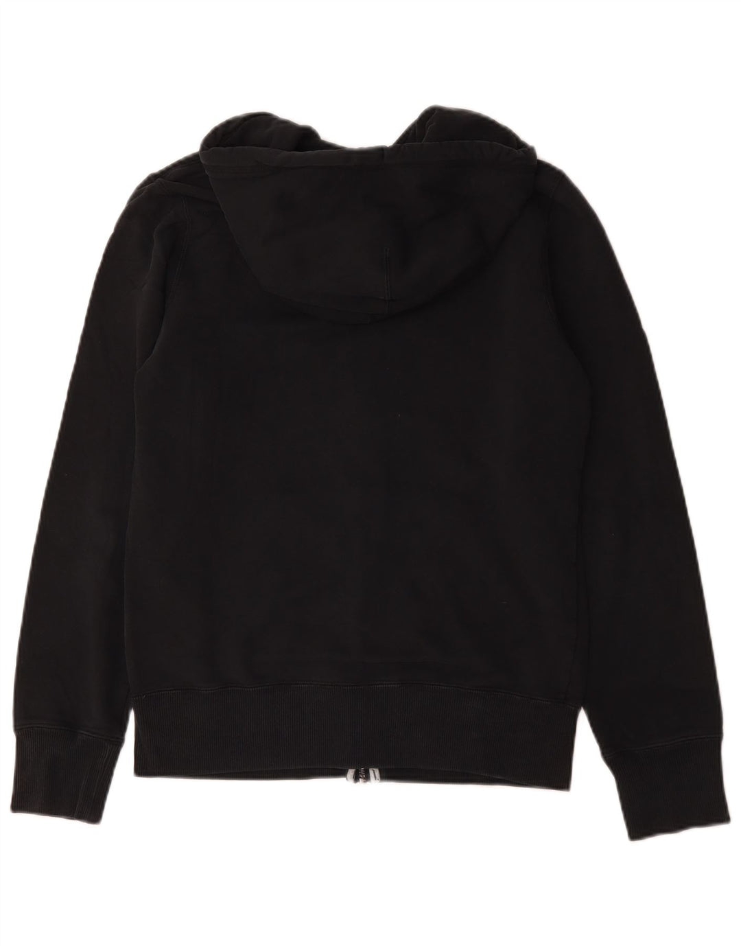 Nike Mens Zip Hoodie Sweater Small Black Cotton