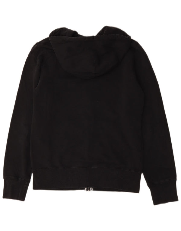 Nike Mens Zip Hoodie Sweater Small Black Cotton