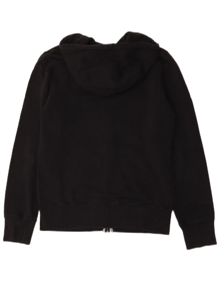 Nike Mens Zip Hoodie Sweater Small Black Cotton
