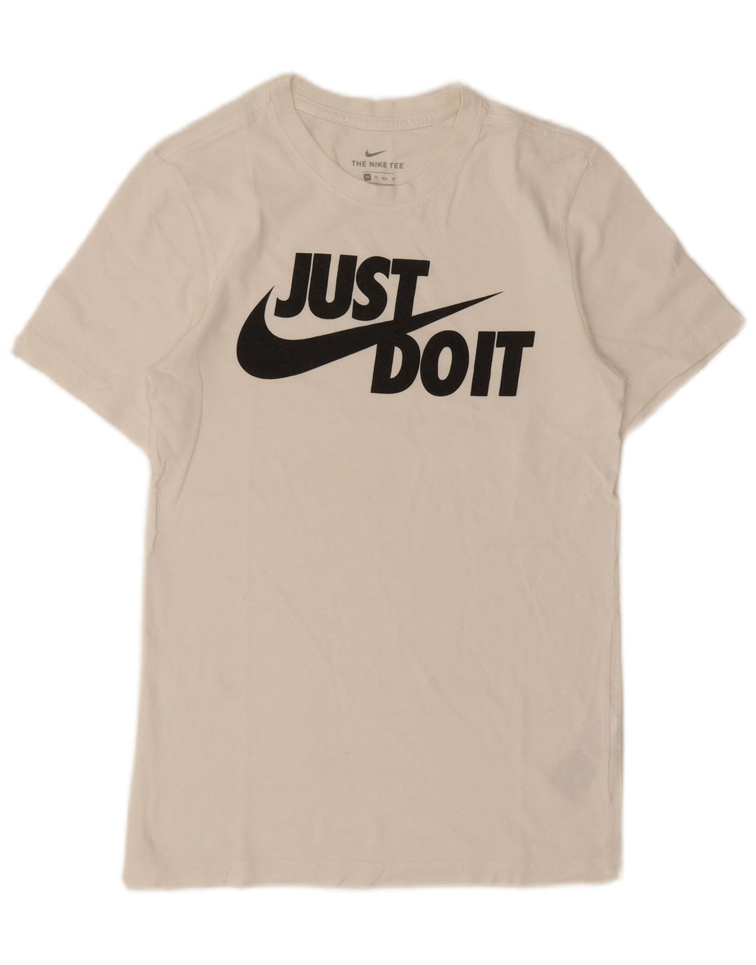 Nike Mens Graphic T-Shirt Top XS White Cotton