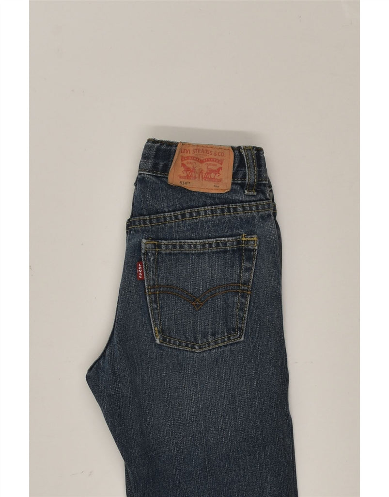 LEVI'S Boys 514 Straight Jeans 6-7 Years W21 L20 Blue Cotton | Vintage Levi's | Thrift | Second-Hand Levi's | Used Clothing | Messina Hembry 