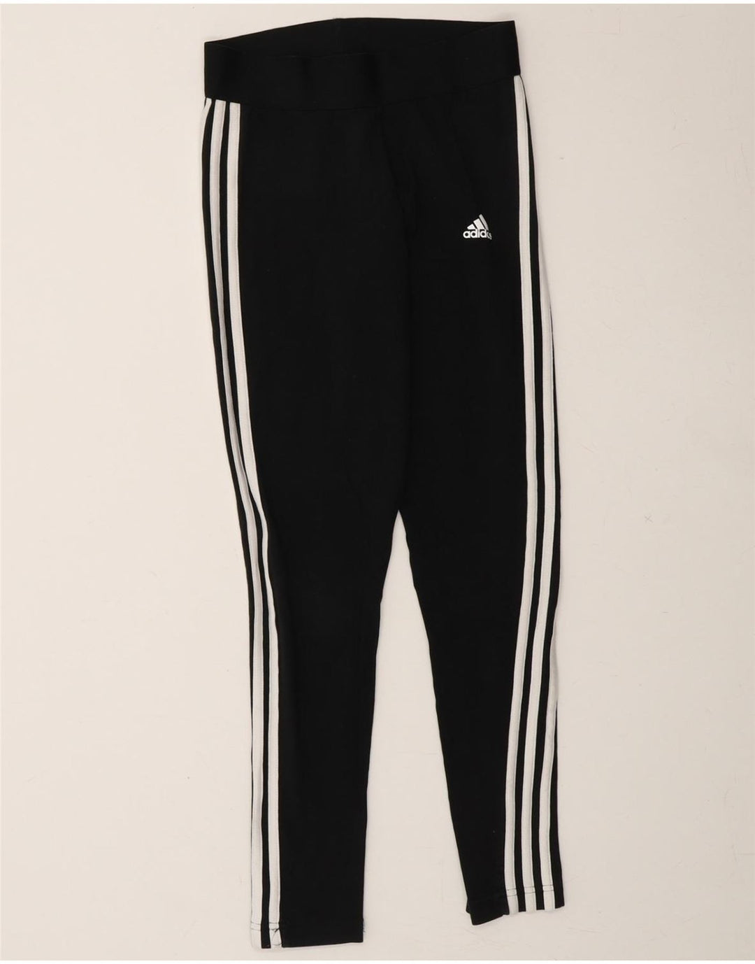 ADIDAS Womens Leggings UK 8/10  Small Black Cotton Vintage Adidas and Second-Hand Adidas from Messina Hembry 