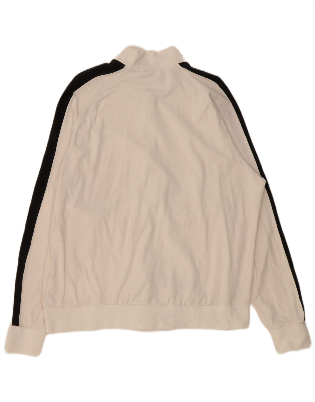 PUMA Mens Tracksuit Top Jacket XL White Colourblock Cotton