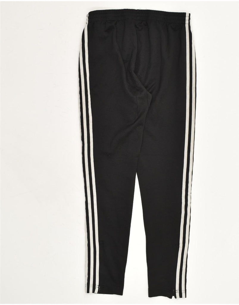 ADIDAS Womens Tracksuit Trousers UK 12 Medium  Black Polyester | Vintage Adidas | Thrift | Second-Hand Adidas | Used Clothing | Messina Hembry 