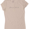 Armani Exchange Womens Graphic T-Shirt Top UK 10 Small White
