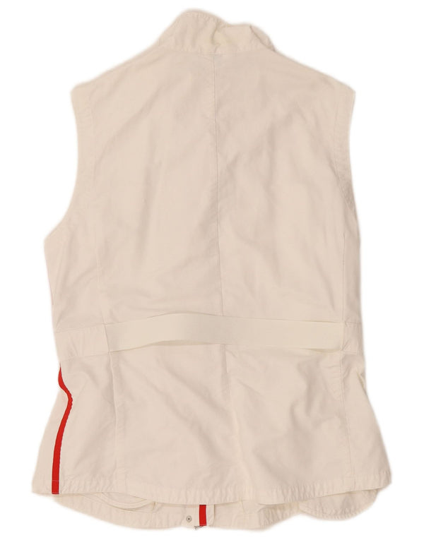 Escada Womens Gilet EU 42 Large White