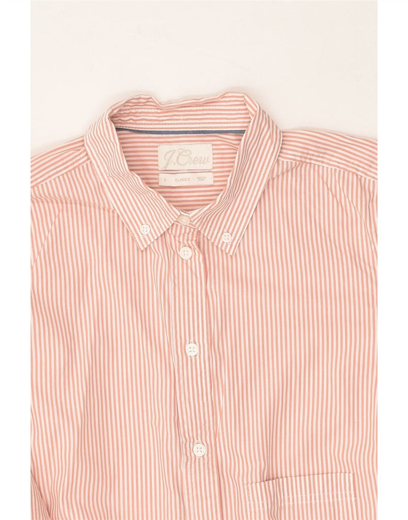 J. CREW Mens Classic Shirt Small Red Pinstripe Cotton | Vintage J. Crew | Thrift | Second-Hand J. Crew | Used Clothing | Messina Hembry 