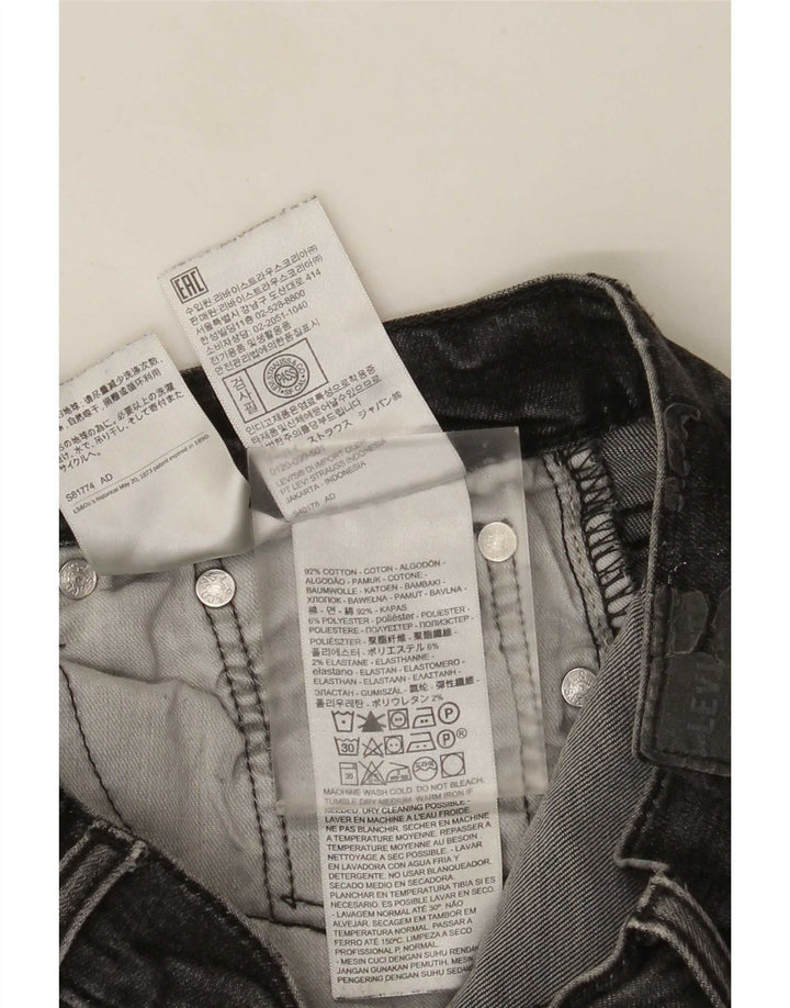 Levi's Mens 511 Slim Jeans W30 L32 Grey Cotton