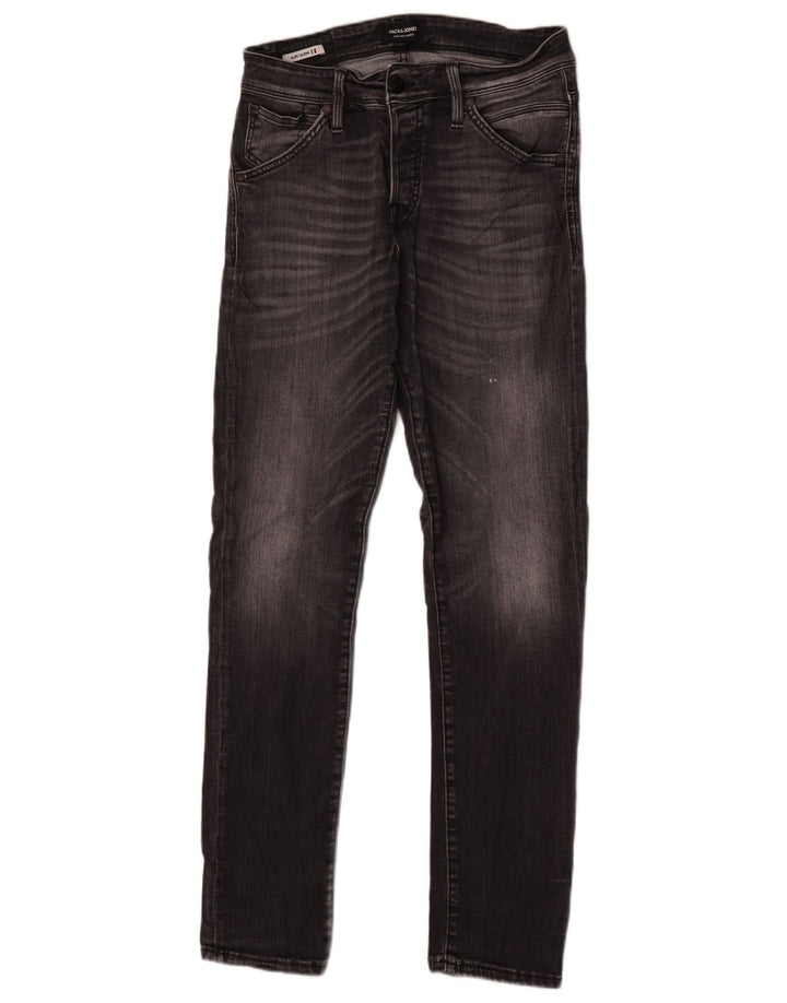 Jack & Jones Mens GLENN Slim Jeans W30 L32 Grey Cotton