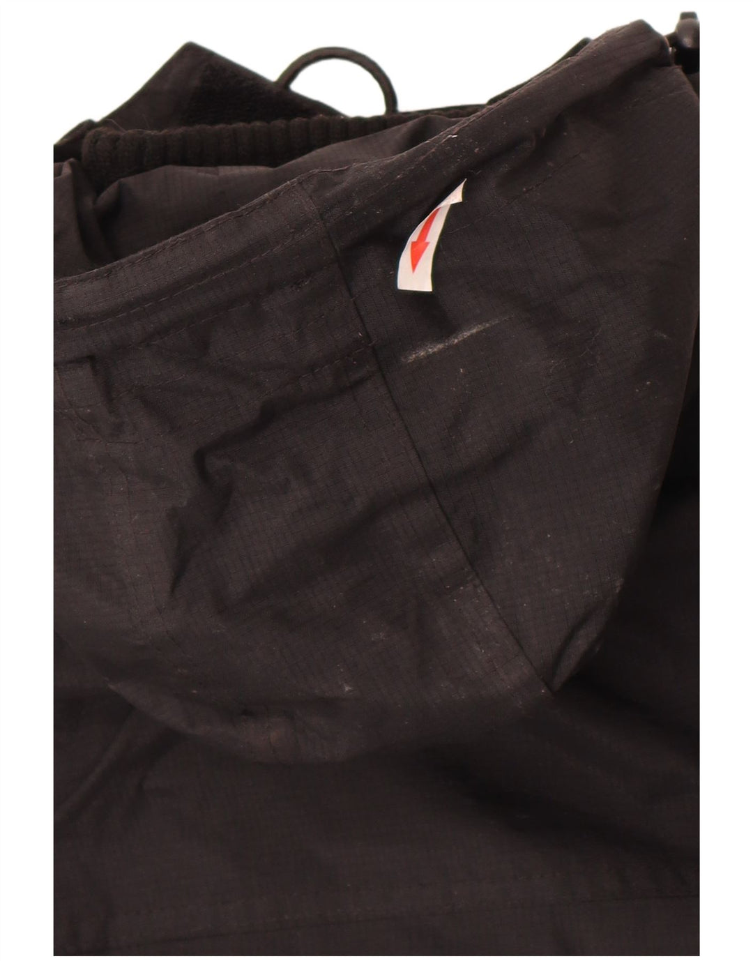 Superdry Womens Hooded Rain Jacket UK 12 Medium Black Nylon