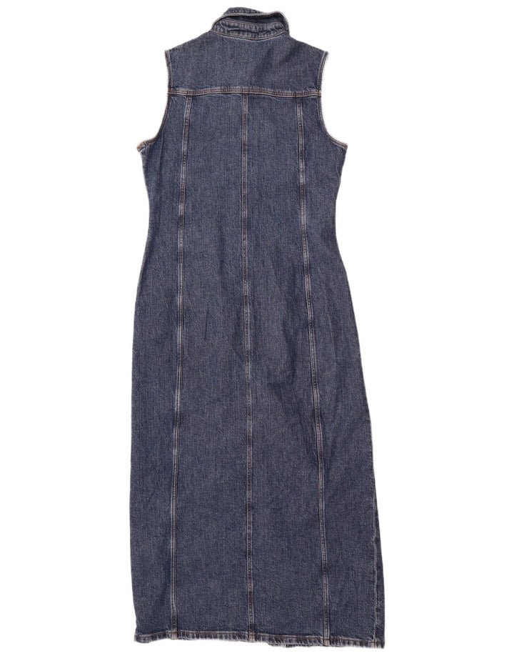 C & A Womens Sleeveless Denim Dress EU 40 Medium Blue Cotton