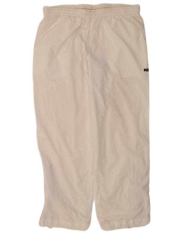 Puma Mens Tracksuit Trousers Large  White