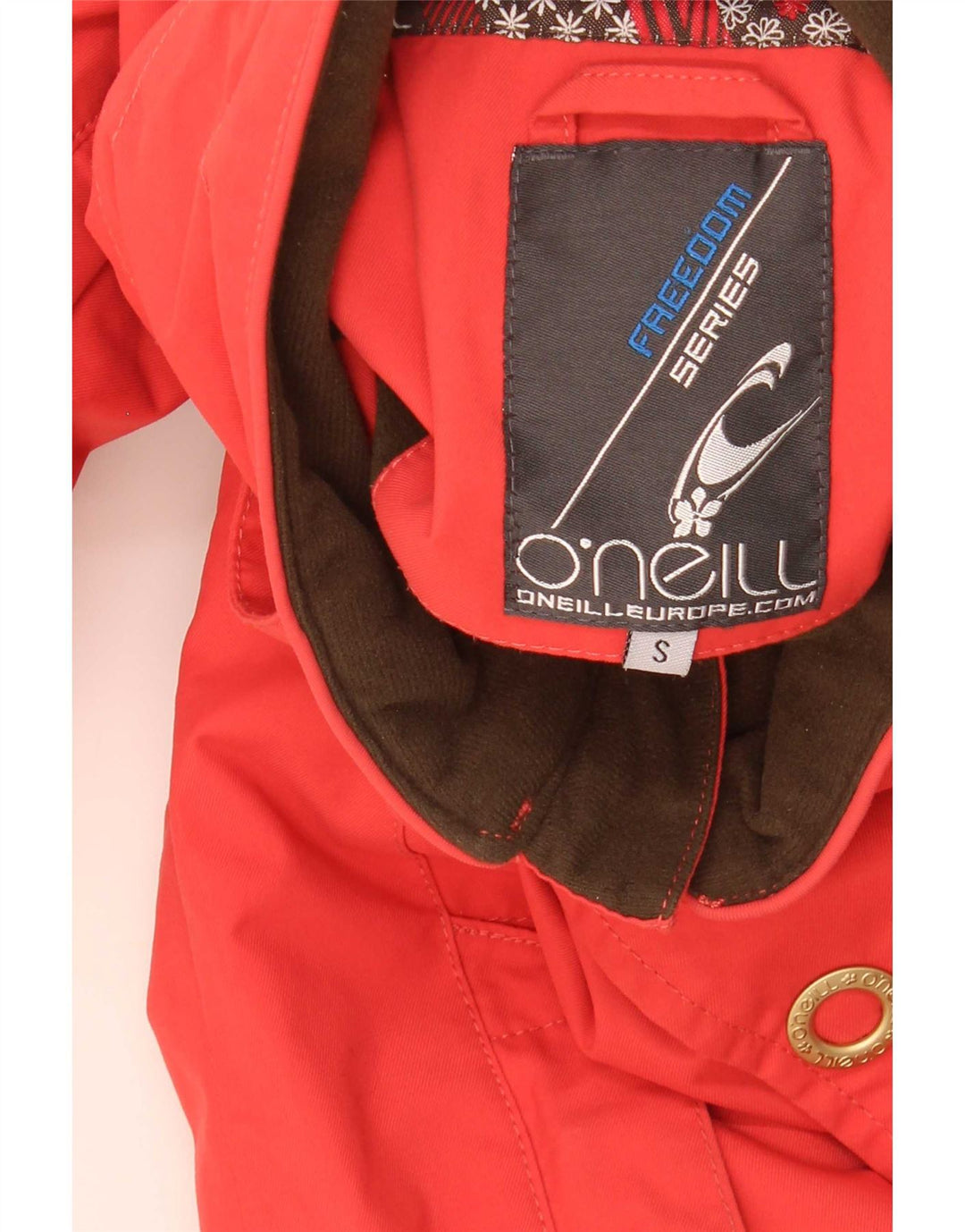 O'Neill Womens Windbreaker Jacket UK 10 Small Red Nylon