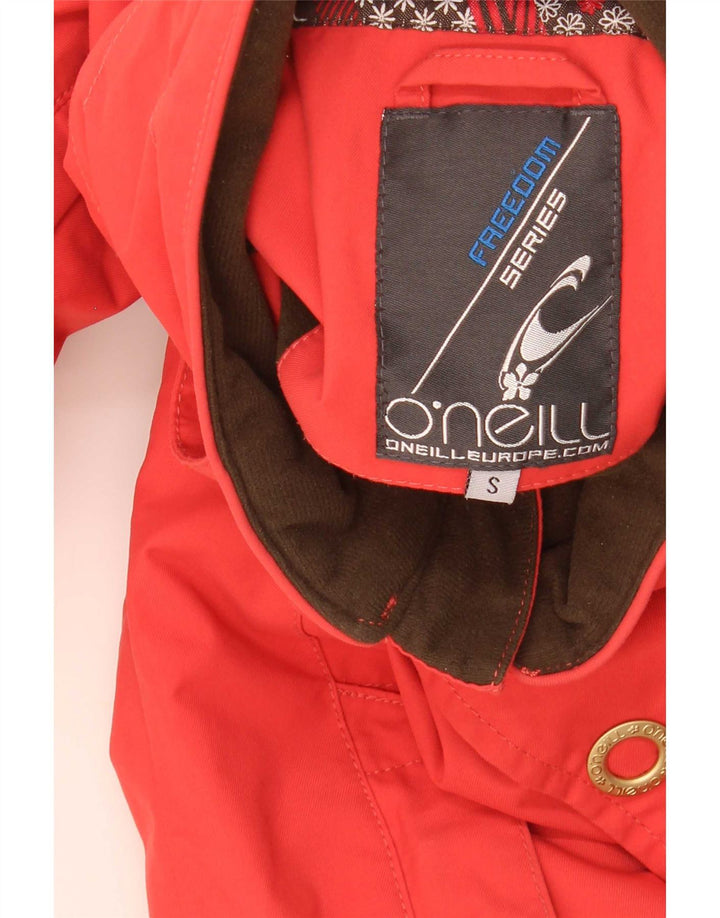 O'Neill Womens Windbreaker Jacket UK 10 Small Red Nylon