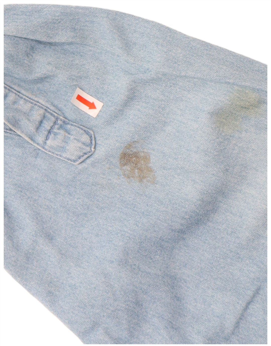 JOHN BANER Mens Denim Shirt 3XL Blue Cotton