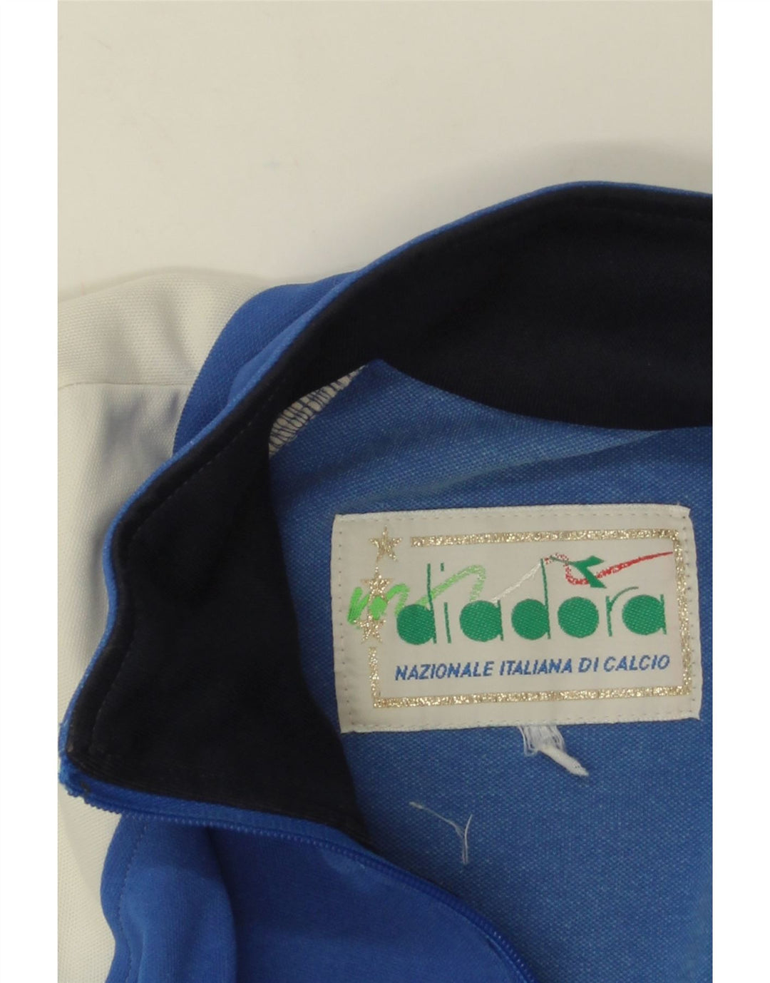 Diadora Mens Graphic Tracksuit Top Jacket Large Blue Colourblock