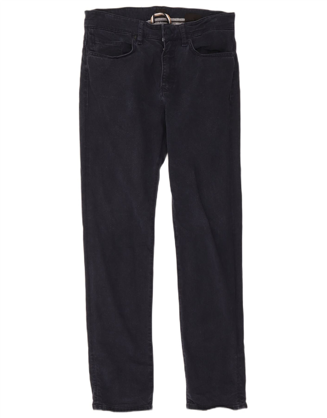 Hugo Boss Mens Slim Jeans W31 L32 Navy Blue Lyocell