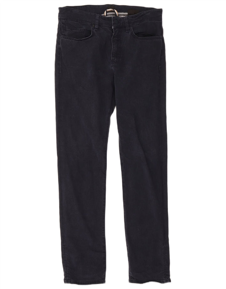 Hugo Boss Mens Slim Jeans W31 L32 Navy Blue Lyocell