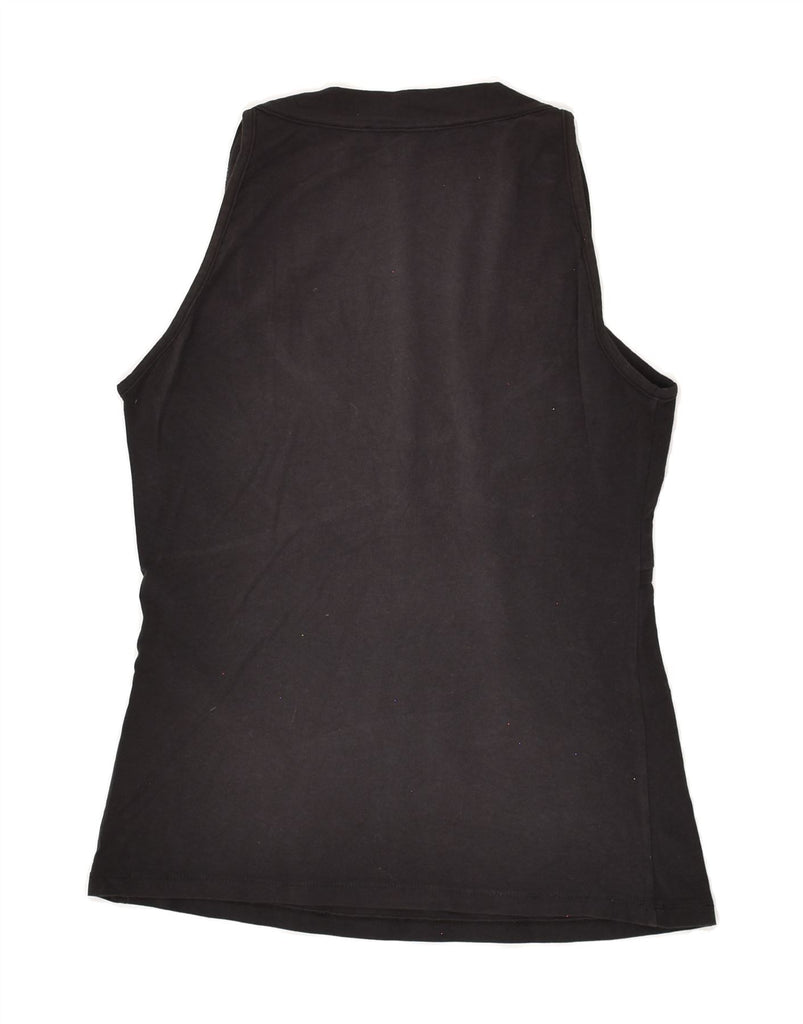 MAX MARA Womens Vest Top UK 8 Small Black | Vintage Max Mara | Thrift | Second-Hand Max Mara | Used Clothing | Messina Hembry 