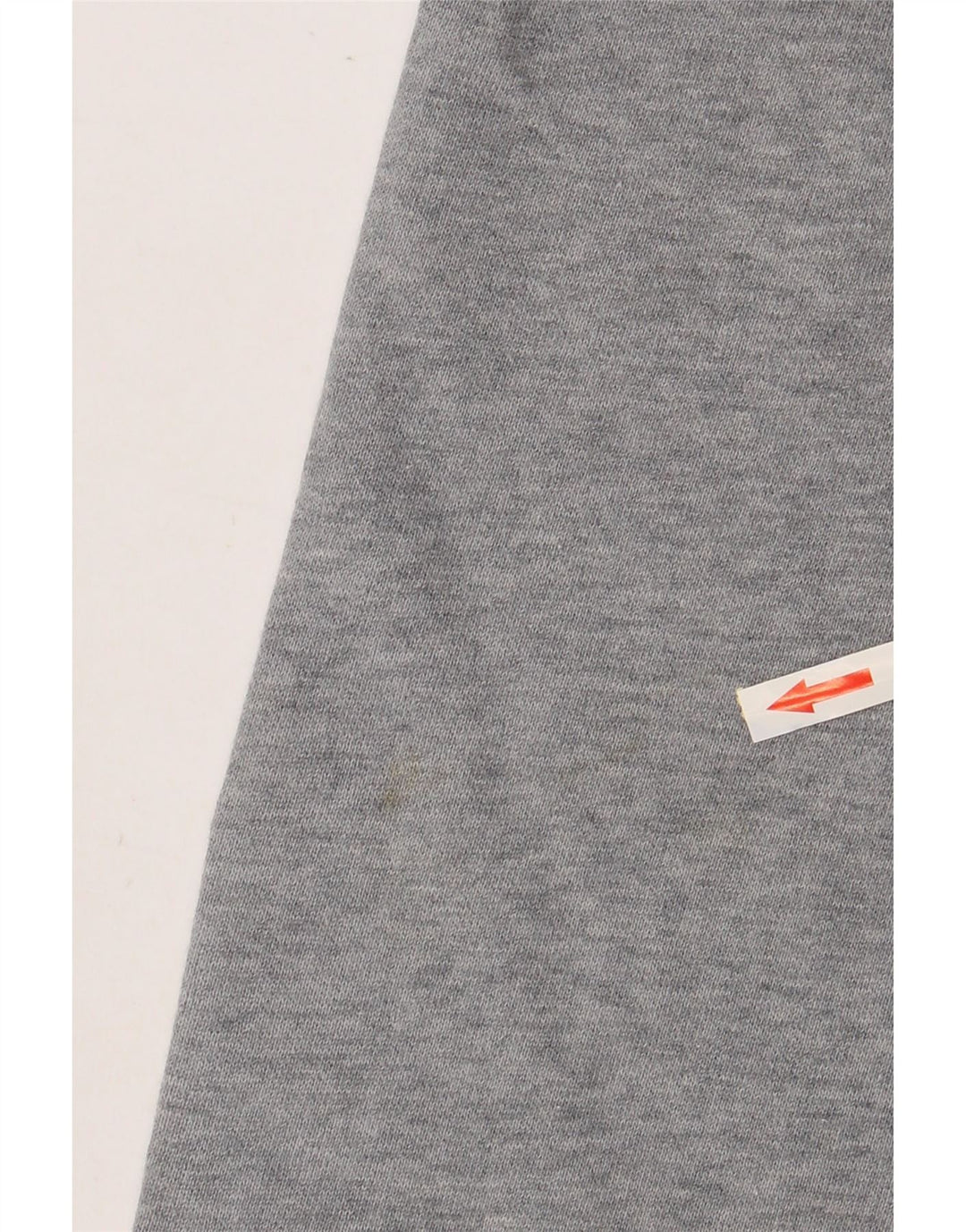 VINTAGE Mens Graphic Tracksuit Top Jacket XL Grey Cotton