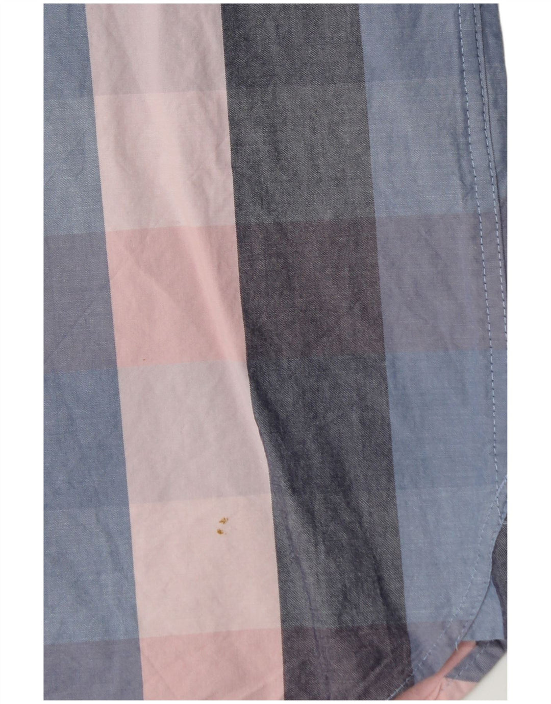 Lyle & Scott Mens Short Sleeve Shirt Large Multicoloured Check Cotton