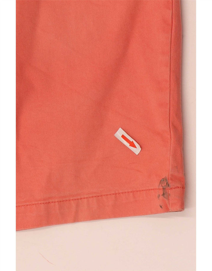 Marks & Spencer Mens Chino Shorts W36 Large Pink Cotton